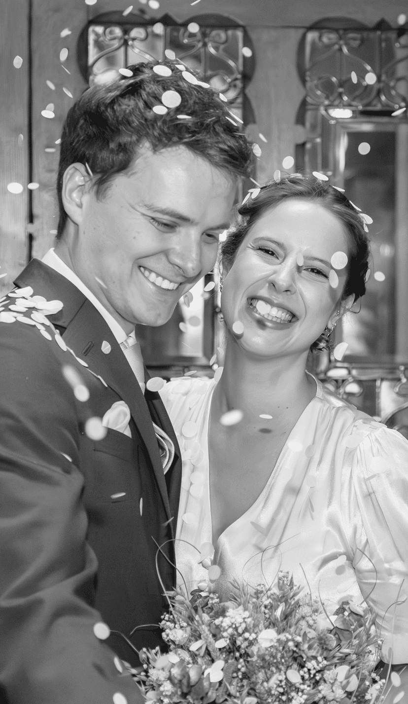 Cristina and Aran jumping up in the air in the dessert in Dubai